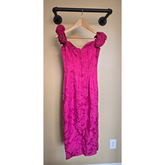 Jessica McClintock/ Gunne Sax pink vintage prom dress womens size 5/6 - Picture 3 of 9
